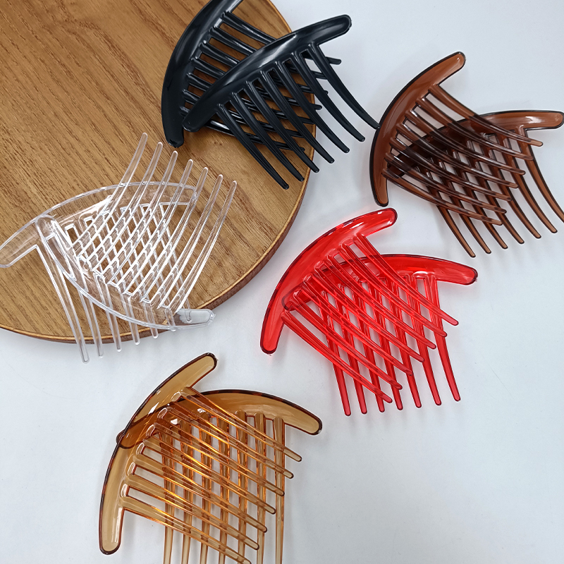 2/8/50PCS 7 Teeth PC Material Plastic Hair Combs Headdress Comb with Teeth Insert Comb Lady Hair Accessories