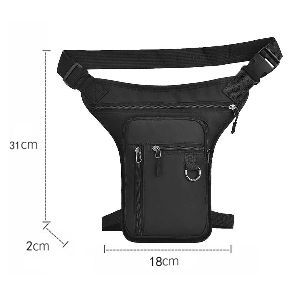 Motorcycle Leg Side Bag Travel Bag Waterproof Motorbike Waist Leg Bag Men Women Hip Bum Pack Outdoor Sports Casual Fanny Pack