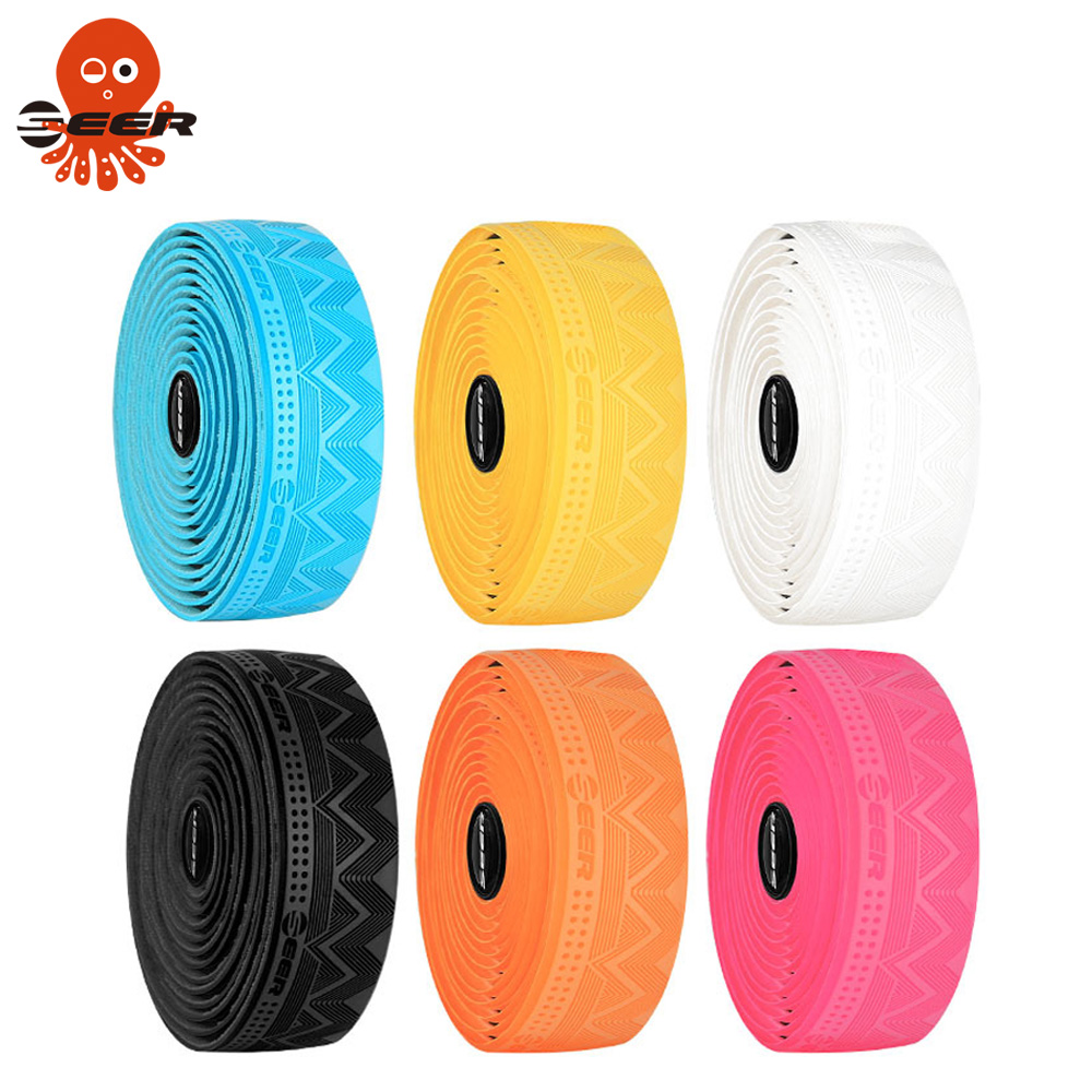 SEER Road Bike Handlebar Tape EVA Thick Soft & Anti-Slip Comfortable Shockproof Bike Grip Tape for Handlebars Bicycle Accessorie