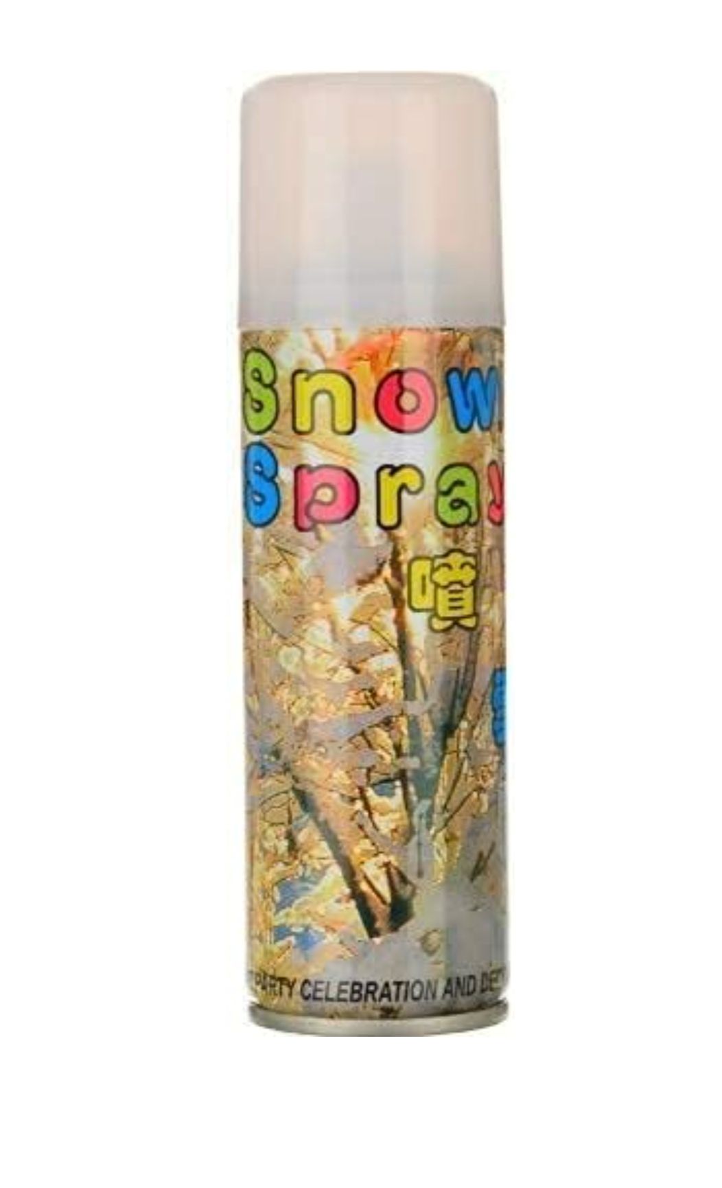 White Snow Decorative Party Spray - Celebration Spray for Birthdays, Anniversary and Other Party (1 Piece)