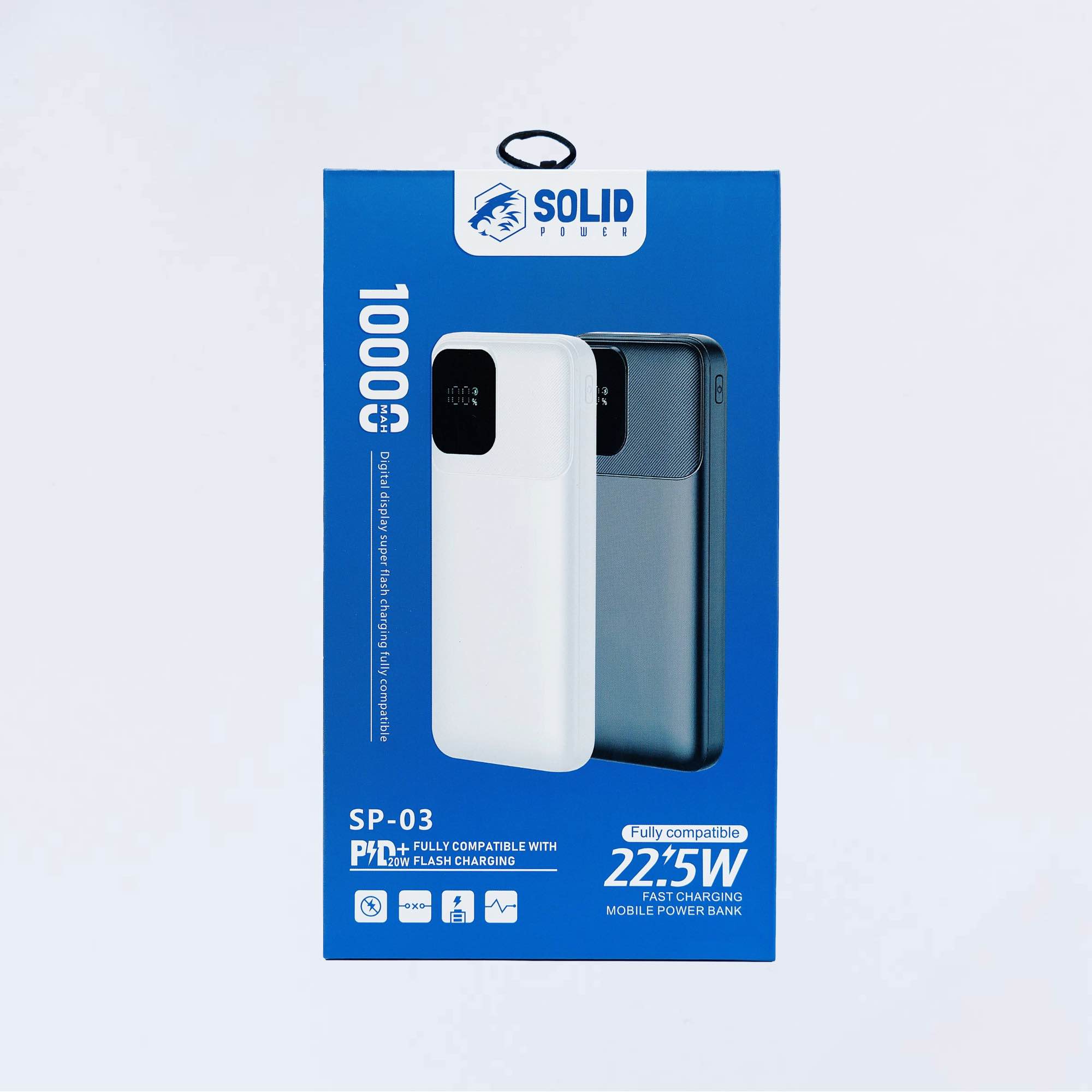 SOLID POWER 10,000MAH (Super Fast Charging + PD) Powerbank (SP-03)