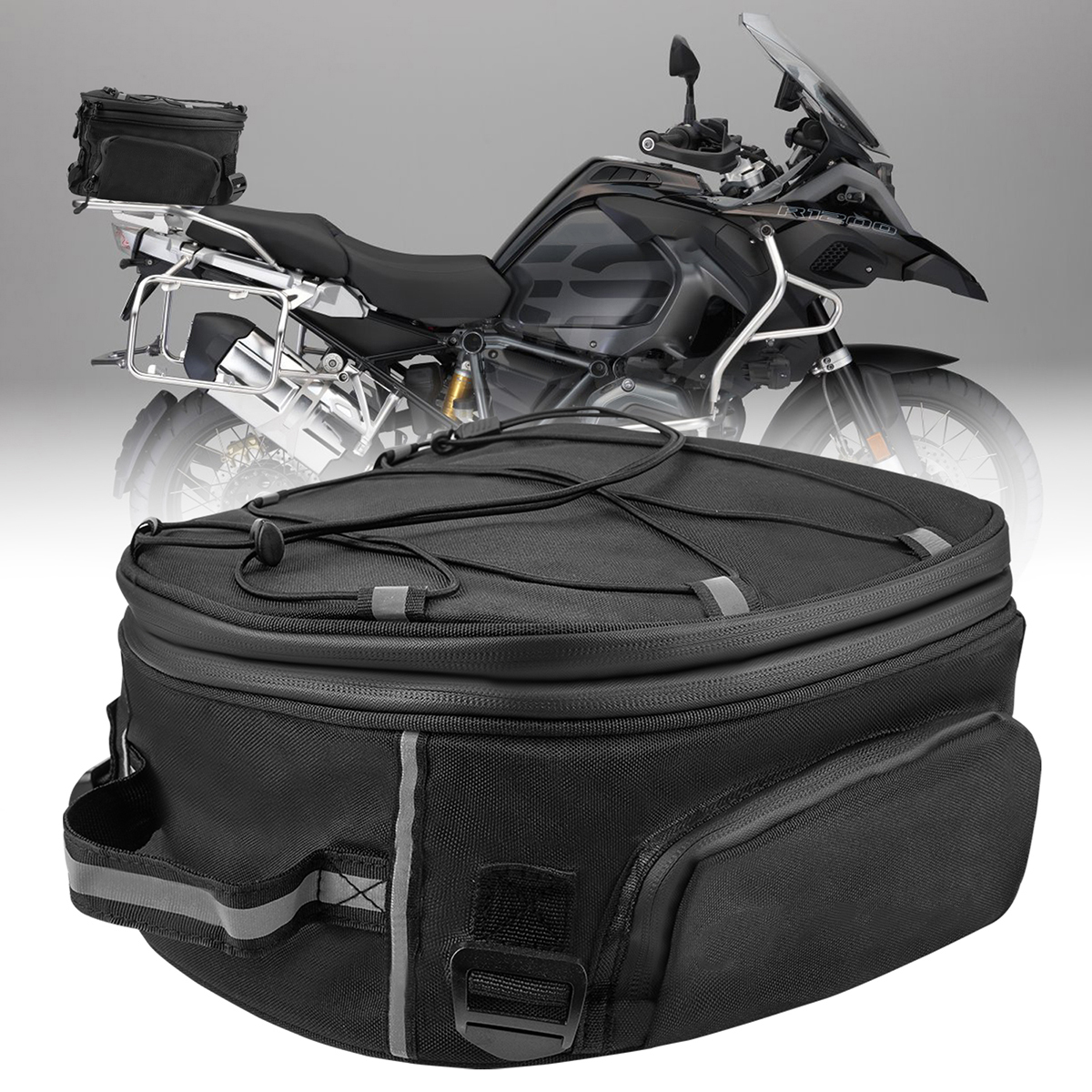 Waterproof Motorcycle Back Seat Bag Multifunctional Motorbike Tail Bag For BMW R1200GS R1250GS LC Advenutre F850GS F750GS