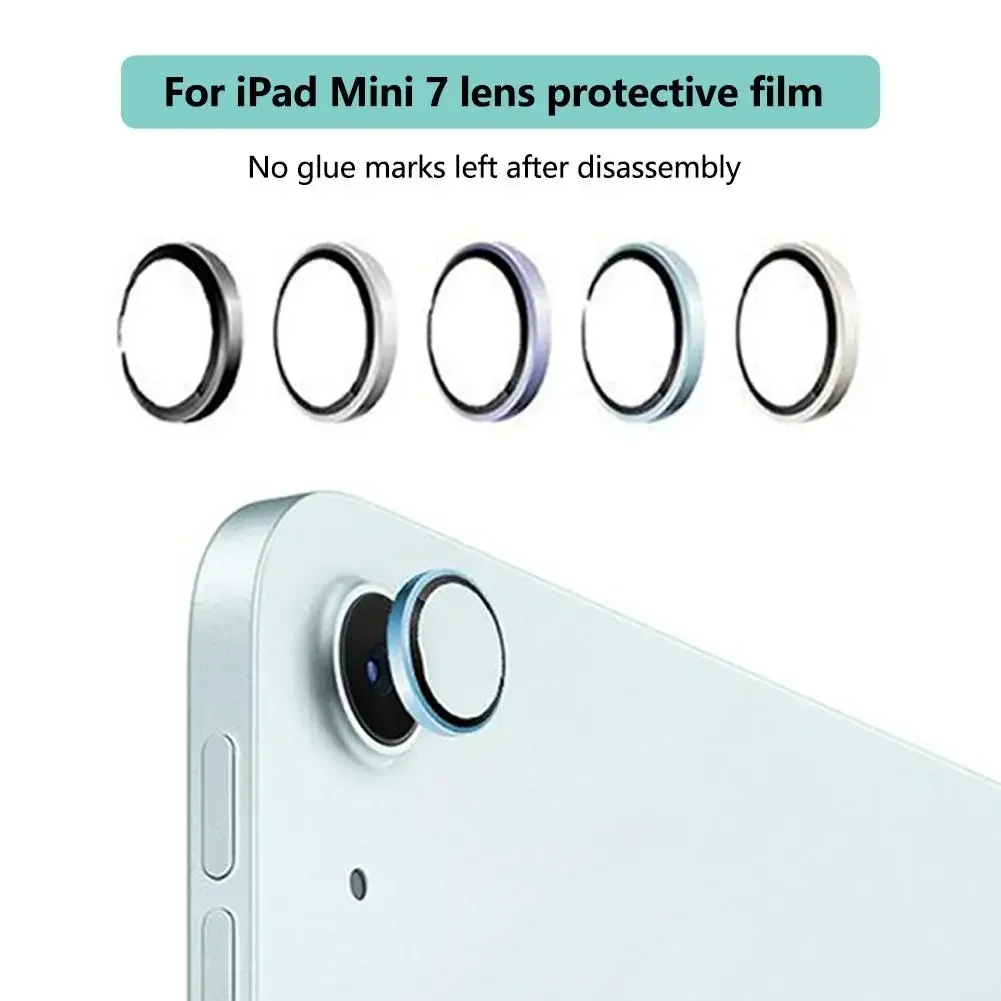 1Pcs for New IPad Mini 7 6 Air7 11/13Inch M3 11th A16 2025 Metal Eagle Glasses Head Camera Lens HD Protective Film No Glue Marks