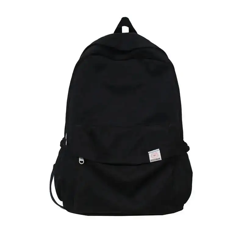 New Waterproof Nylon Women Backpack Female Travel Bag Backpacks Schoolbag for Teenage Girls Solid Color Bookbag