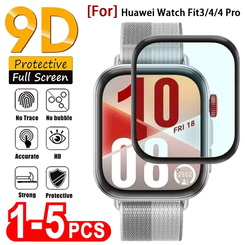 Screen Protector Film For Watch Fit 4 Pro/Fit4 Smartwatch Accessories 9D Curved Protective Cover For Watch Fit 3 4