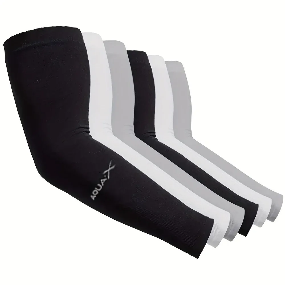 3 Pairs Breathable UV Protection Sleeves - For Sports Driving Fishing Cycling Runing & Outdoor Use