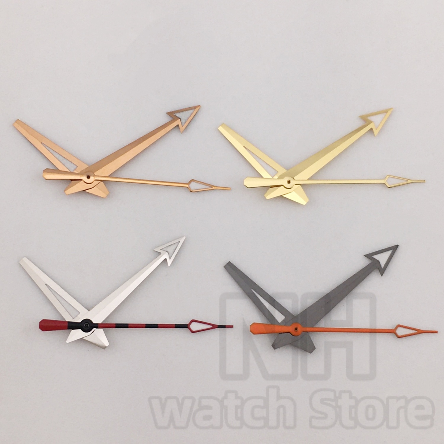 NH Watch Hands Black Silver Gold Rose gold Color Watch Needles Green Glow Fits NH34 NH35 NH36 ETA2824 PT5000 Movement Watch Part