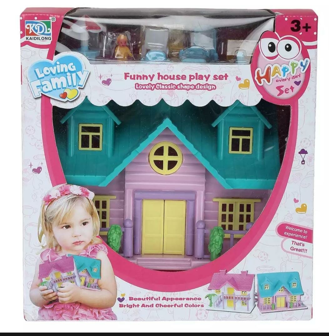 Funny House Play Set With Accessories