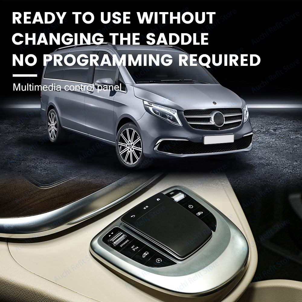 Central Control Knob Joystick Upgrade Touch Mouse For Mercedes Benz W447 Vito V260 Multimedia Buttons Original Car Upgrade Part