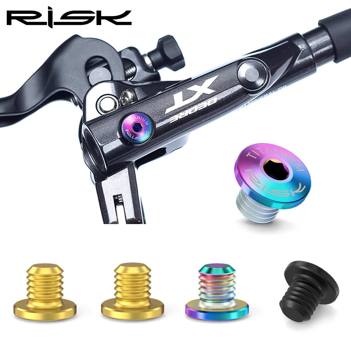 Titanium Oil Cap Screw for XT XTR M615 M675 M785 M8000 Disc Brake Lever Cycling Accessories