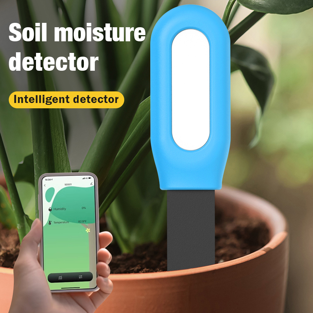 Tuya APP Real-Time Monitoring Smart ZigBee Soil Tester 3PCS Temperature Meter Moisture Humidity Sensor Plant Monitor