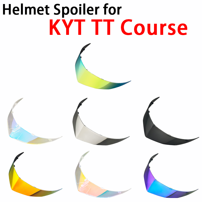 Helmet Accessories Spoiler For KYT TT Course Helmet Decoration Rear Helmet Spoiler Motorcycle kyt tt revo