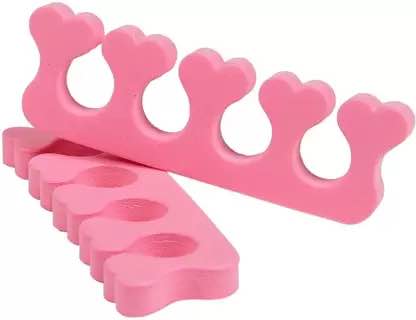 Finger Toe Separator Soft Sponge Divider Nail Art Manicure Pedicure Tool - 2pc Set