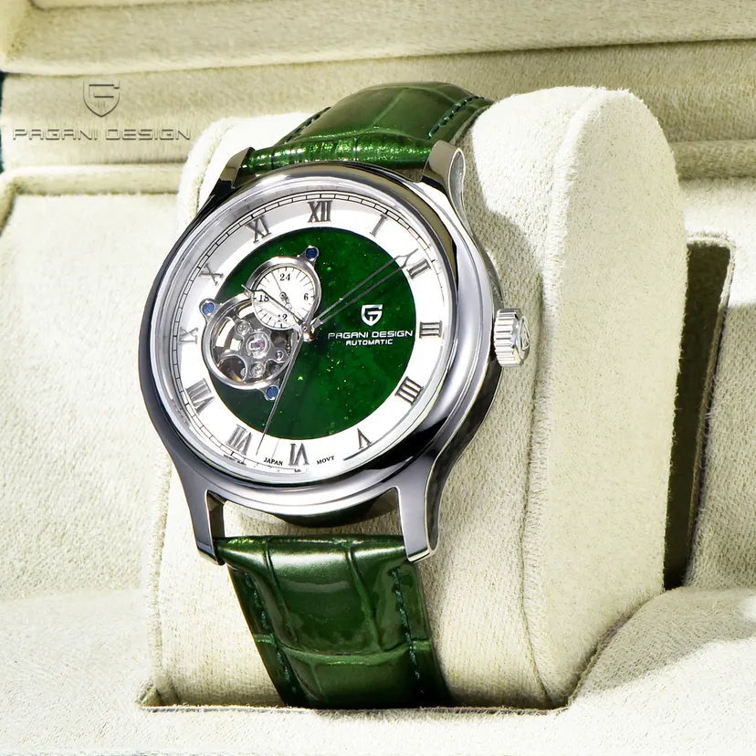 New PAGANI DESIGN Luxury Brand Men's Mechanical Automatic Watch 10Bar Waterproof JP NH39 Stainless Steel 41MM Men's Watch