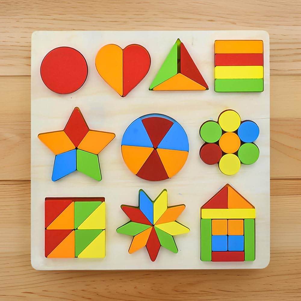 Children Educational 5 Pcs Shape For Kids