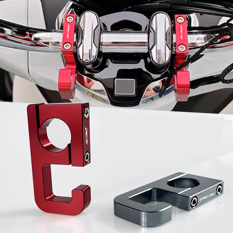 Motorcycle 22MM CNC Aluminum Alloy Handlebar Luggage Helmet Hook For Honda PCX150 PCX160 PCX 160 150 125 2014-2021 Moto Parts
