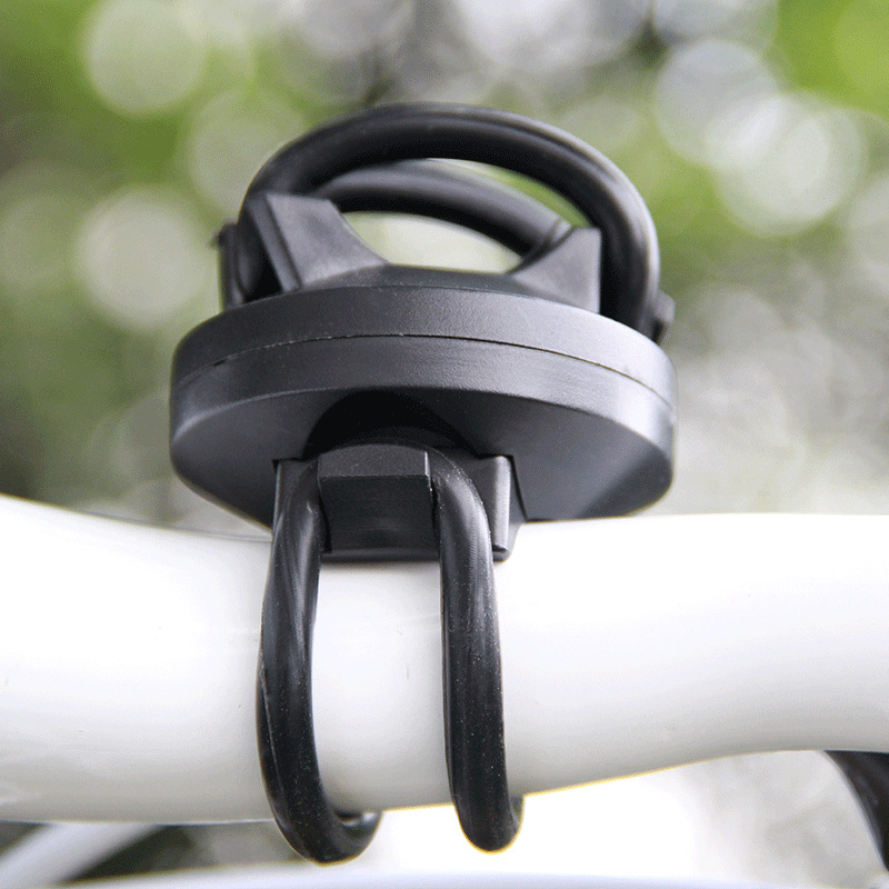 1/2PCS 360° Rotating Handle Clip Bicycle Light Clip Bracket, Suitable for LED Flashlight Mountain Bike Front Flash Bracket