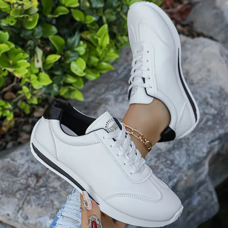 Roman Trendy Spring/Autumn Running Shoes Student Campus Flat Vulcanized Shoes Fashion Sneakers Casual Comfortable Round Head