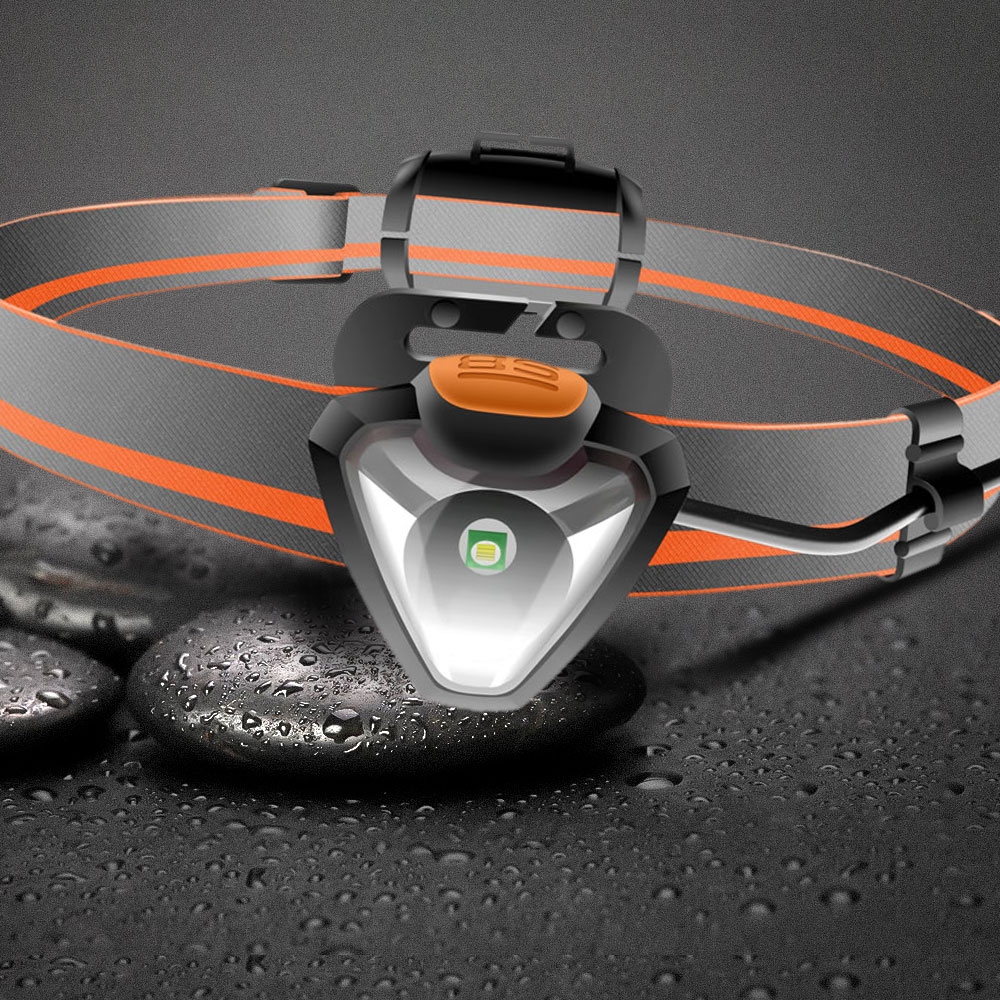 New 360 Degrees Rotation Mini Portable LED Headlamp Waterproof Fishing Headlight Flashlight Bicycle Lamp Home Running Lantern