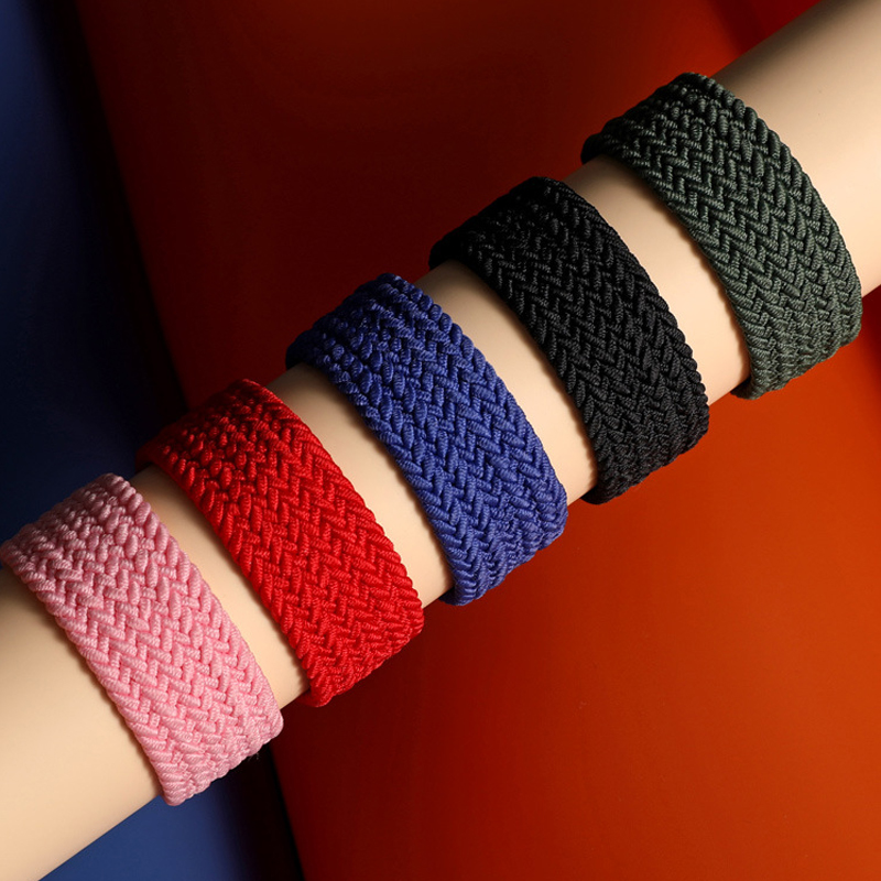 20mm/22mm strap For watch 4/5/6/pro 44mm/40mm/classic Braided Solo Loop bracelet 46mm/42mm/active 2/Gear S3 Band