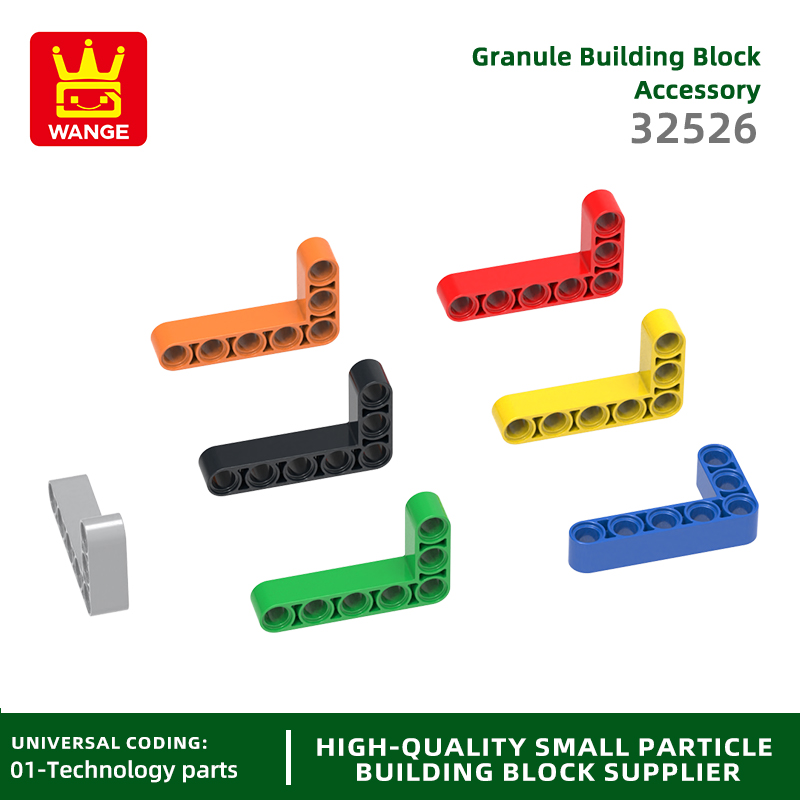 Wange 56Pcs/lot 32526 3x5 L-Shape Arm Liftarm Building Blocks Moc Technical Accessories CompatiblewithBrickToysChildrenGiftBox