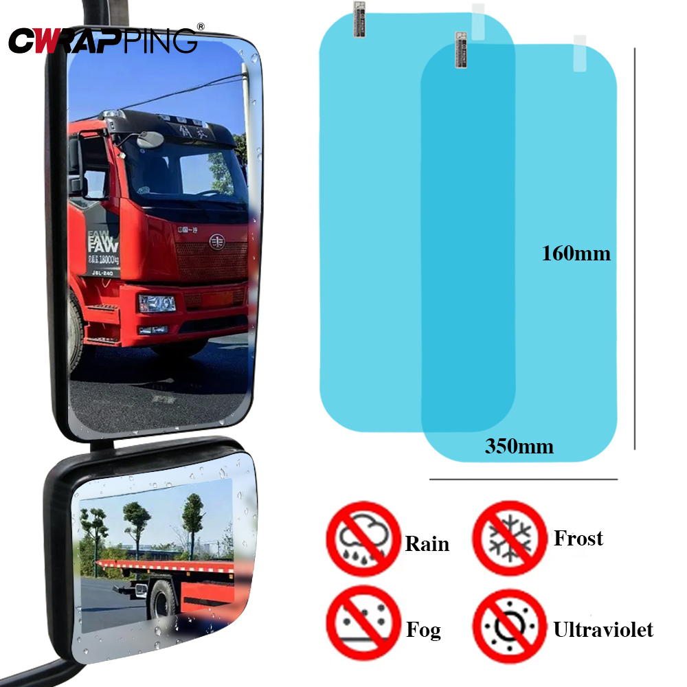 2Pcs Car Side Rearview Mirror Waterproof Anti-Fog Film Side Window Glass Protect Film Auto Exterior Parts for Car Accessories