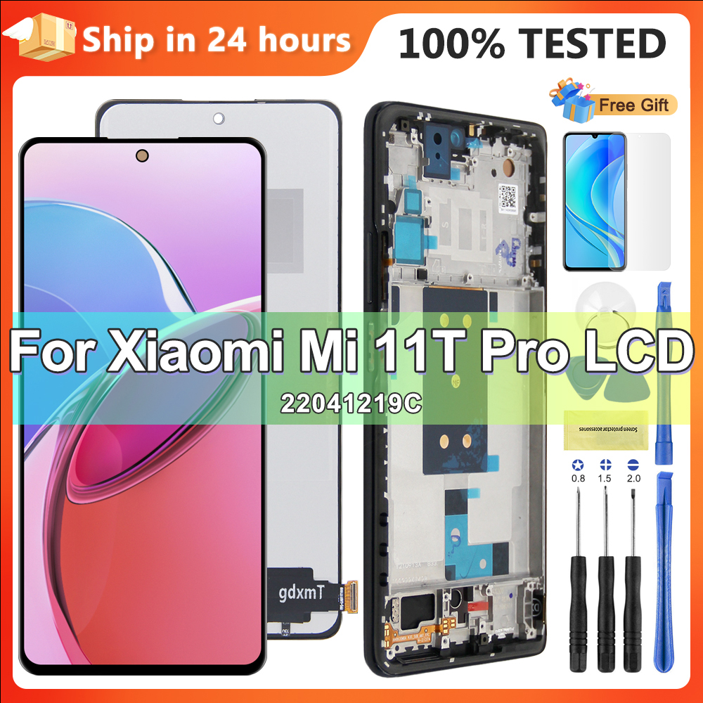 AMOLED Screen Replacement for Xiaomi Mi 13 Pro 2210132G 2210132C with LCD Display Touch Digitizer Frame Assembly