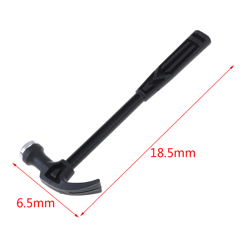 1pcs Plastic Mini Claw Handle Hammer Woodworking Nail Puncher Emergency Safety Escape Small Iron Watch Repair Hand Tool