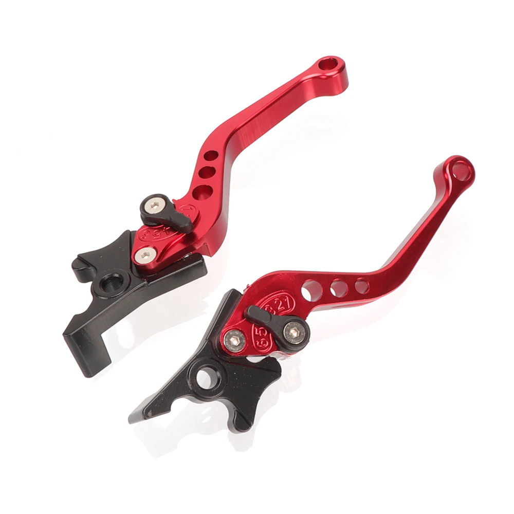Universal Aluminum Brake & Clutch Levers for 125cc Motorcycle - CNC Dual Disc Replacement Handles (1 Pair Set)