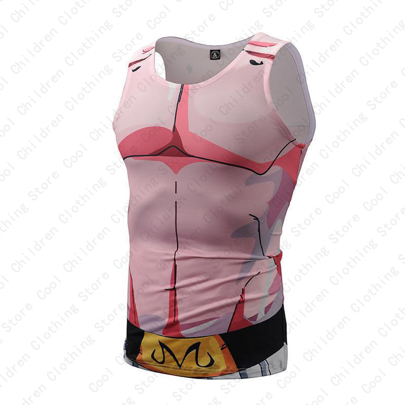 2026 Summer New Summer Japanese Anime Casual Vest Dragon.Ball 3D Printed Sports Top KID/ Quick-Drying Anime Breathable Vest ja 3