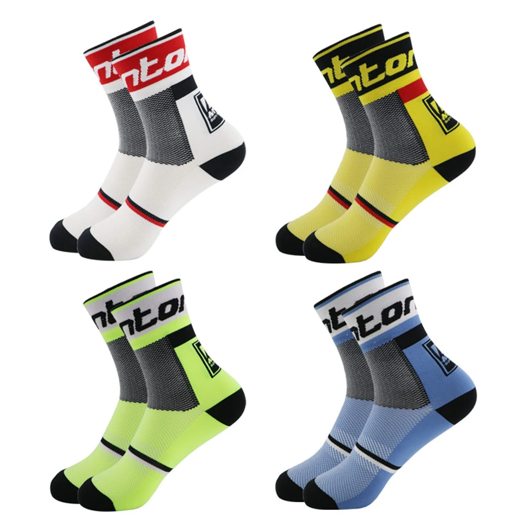 1 Pair Professional Bike Socks Bicycle Compression Sport Sock Men And Women Street Sports Socks Racing Cycling Socks