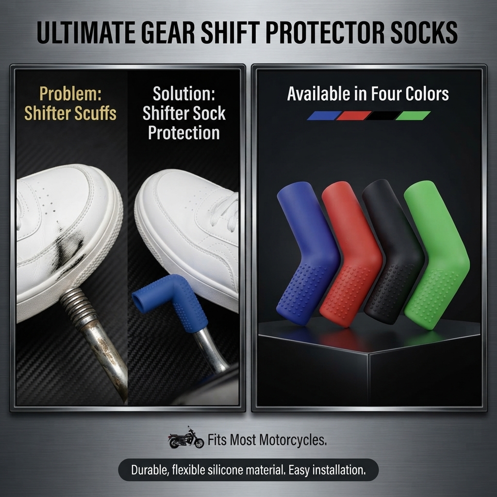 Universal Motorcycle Gear Shifter Boot Shoe Protectors Covers