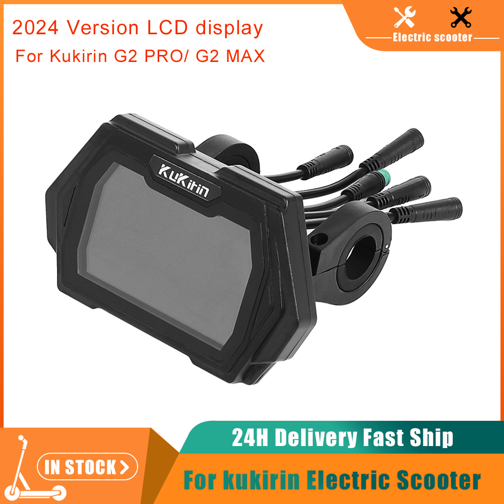Dashboard LCD Display for 2024 Version Kukirin G2 Pro / G2 Max Electric Scooter Display Screen Digital Meter Accessories