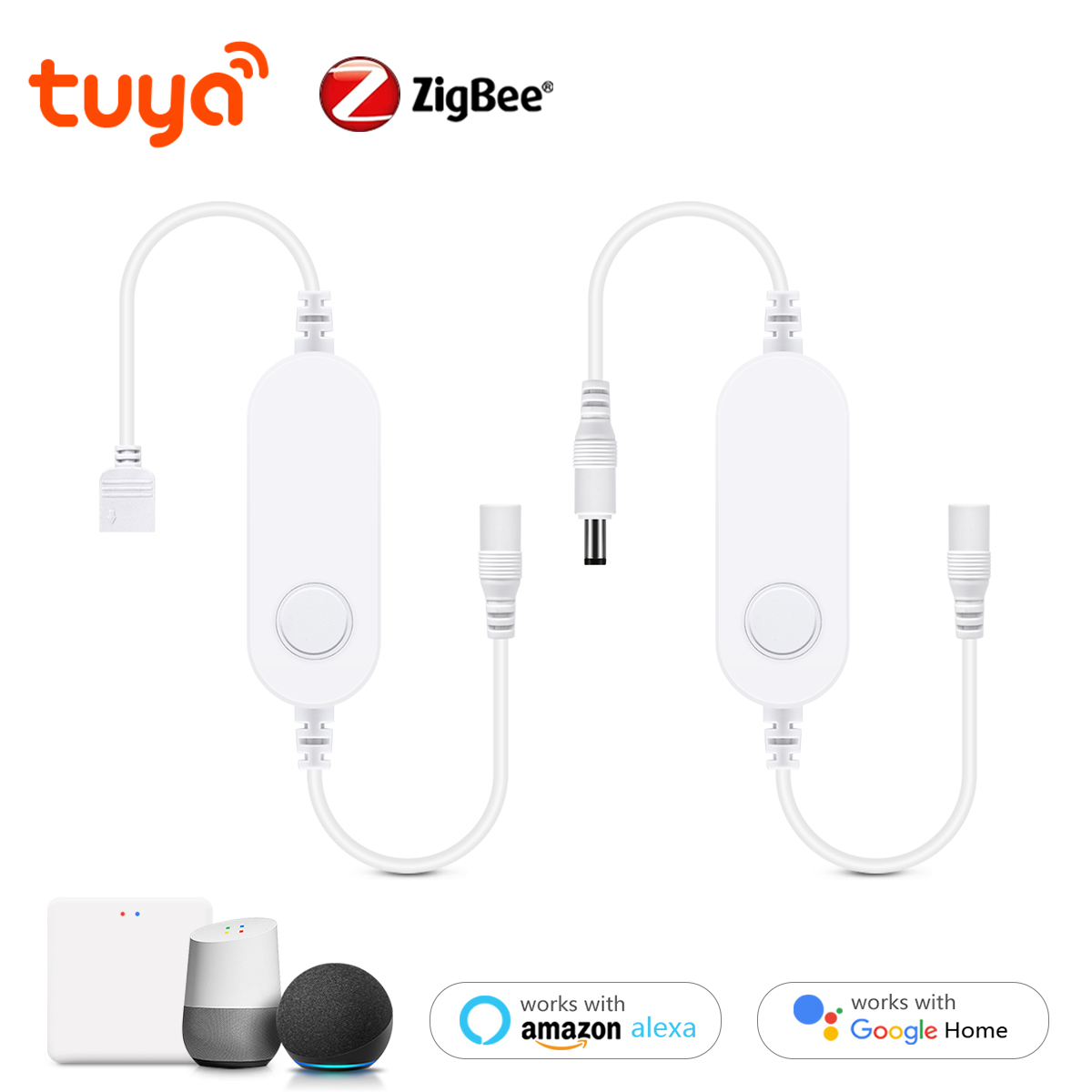 Zigbee Smart Switch for LED Light Strip DC12V 24V interruptor inteligente Alexa Voice Control Work with Tuya Smart Life lightify