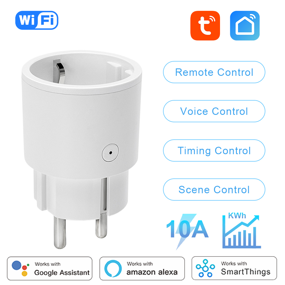 Smart Plug WIFI EU 10A Smart Socket With Timed countdown Voice Control Works Whit Alexa Google Home Alice