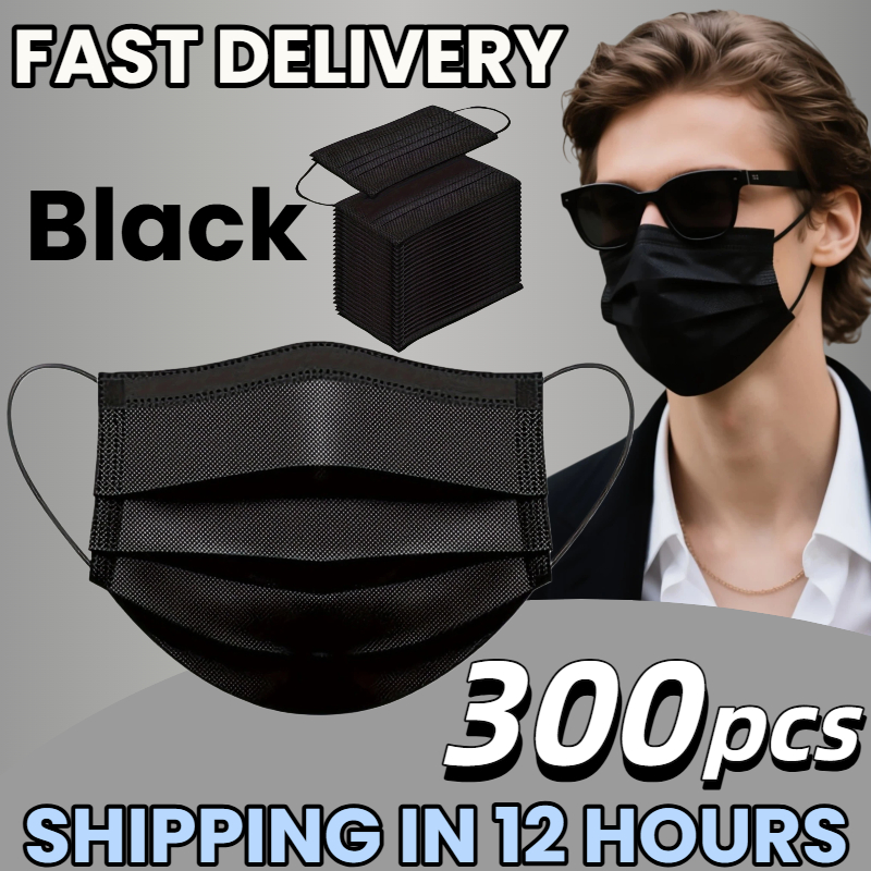 200Pcs Thick White Disposable Masks - 3-Layer Breathable and Comfortable, Adjustable Ear Loops and Secure Nose Pads - 200/100/50/10 Pieces, Cheap for Home Use, Can Be Purchased in Bulk, Perfect for Outdoor Activities,