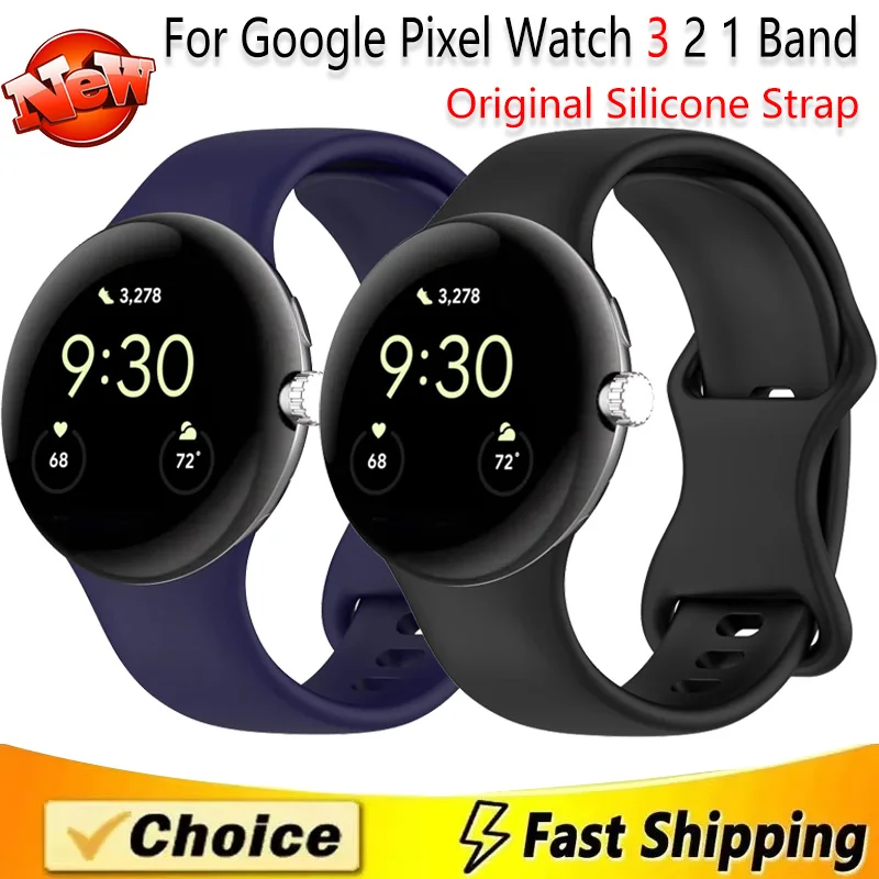 Sports Official Silicone Strap For Google Pixel Watch 4/3 45mm 41mm comfortable Bracelet Wristband Google Pixel Watch 2 1 correa