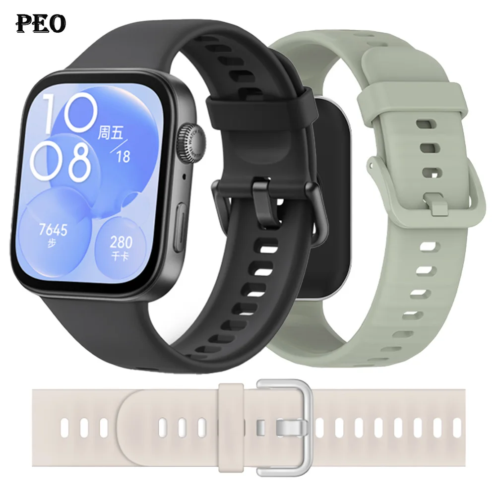 Official Sports Silicone Strap For Fit 3 Bracelet Comfortable Watchband Fit 3 Smartwatch Accessory