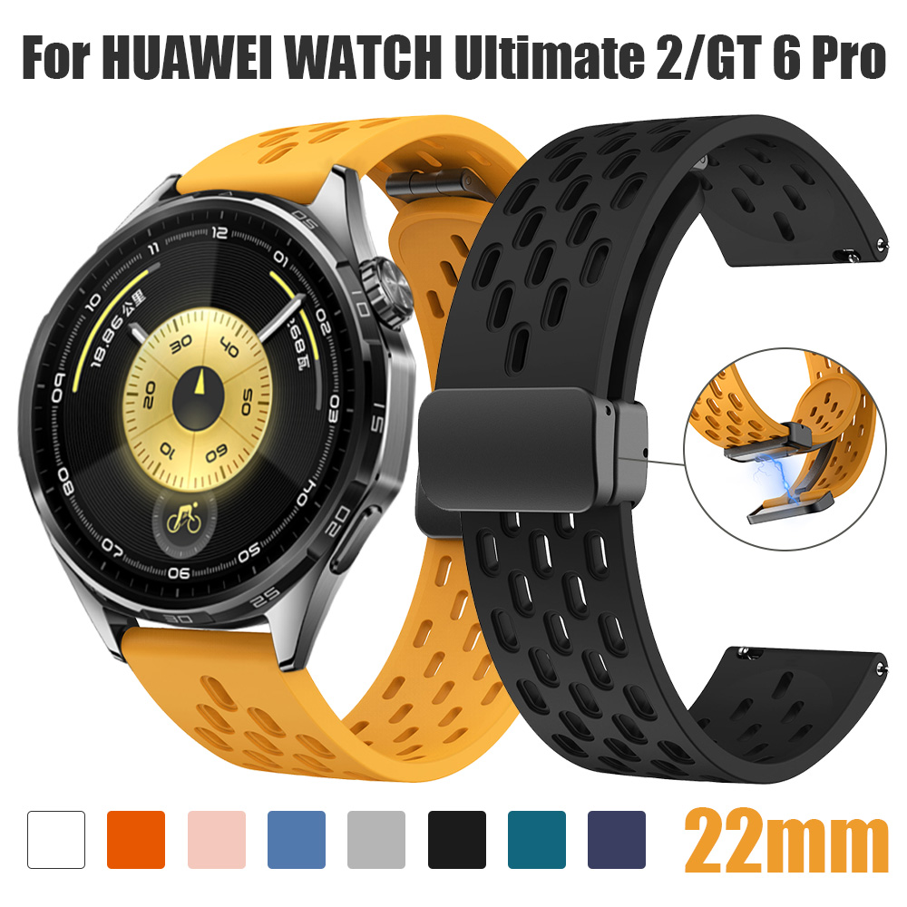 22mm Watch Strap Silicone Starp For Huawei Watch GT 6 46mm Smart Watch Band For Huawei Watch GT 5 Pro 6Pro 46mm/GT 5 4/5 4 46mm
