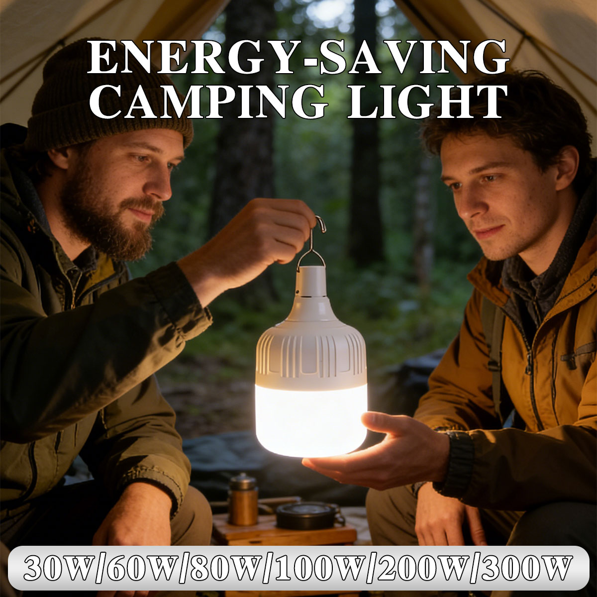 Portable Rechargeable LED Light - Emergency & Travel Use