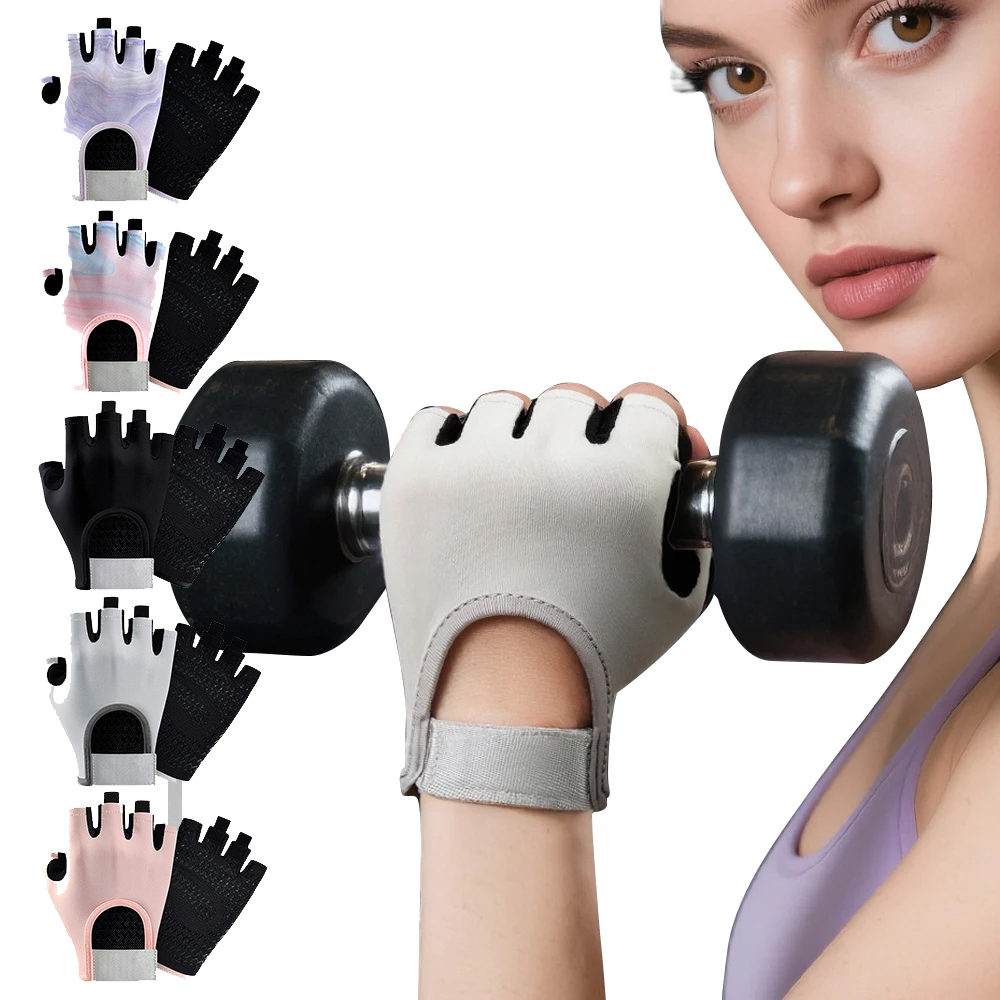 1Pair Workout Gloves - Gym & Fitness Gloves for Women Men, Hand Protection for Working Out
