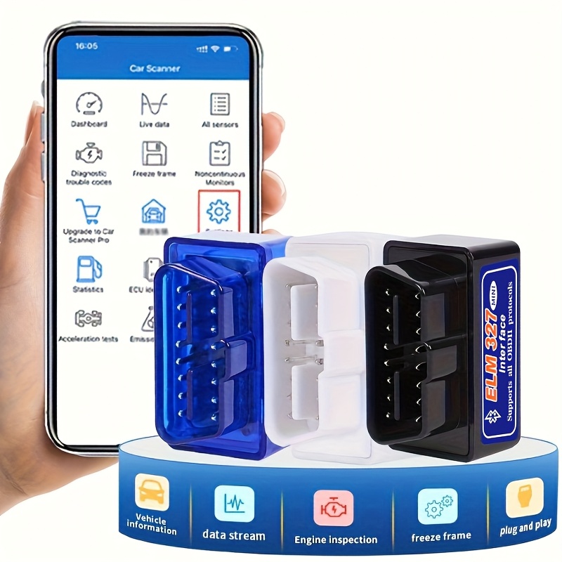 Car Code Scanner, Compact Scanner, Portable Device, Durable, Precision Tool, Diagnostic Equipment, Vehicle Owner, Automotive Technician