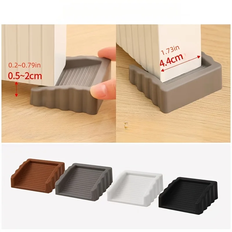 TPR Non Slip Windproof Door Stopper Creative Safety Wedge for Home Office and Kids Room
