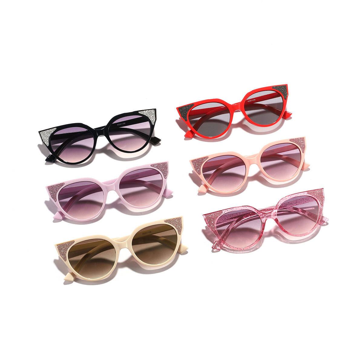 2026 New slim flash sunglasses, cute baby candy-colored outdoor sunnies