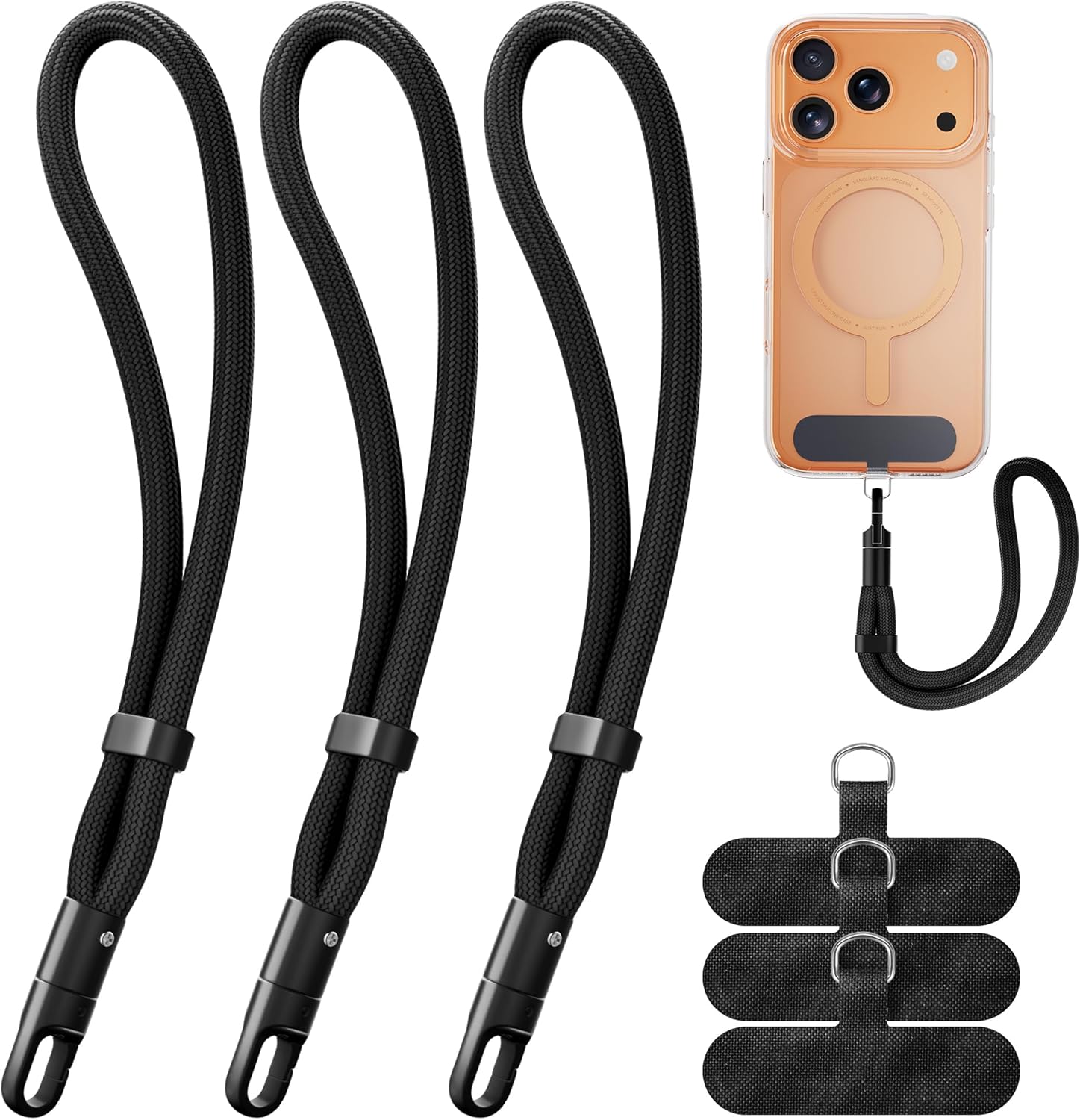 Phone Wrist Lanyard Rope Bracelet Anti Fall Drop TelePhone Hand Strap Cord Band Mobile For iPhone Cellphone Chain Charm