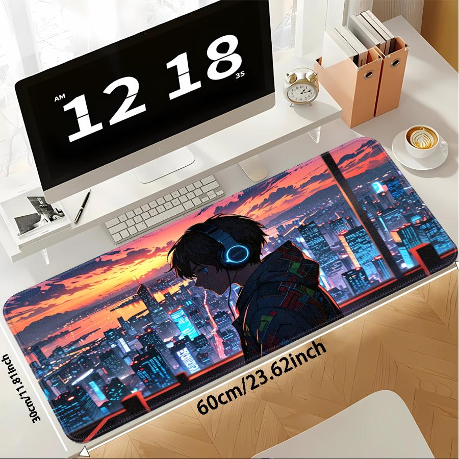 Cartoon Character overlock Mouse Pad Desk accessories office Pad Computer Laptop Pad Game Console Pad Keyboard Mouse Pad