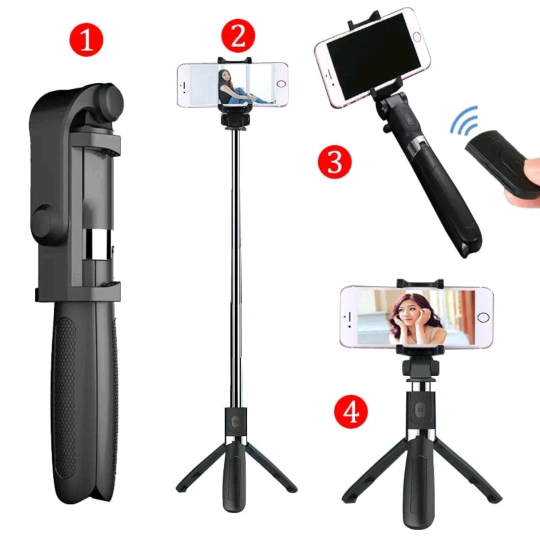 3 In 1 Multifunctional Selfie Stick / Tripod Adjustable