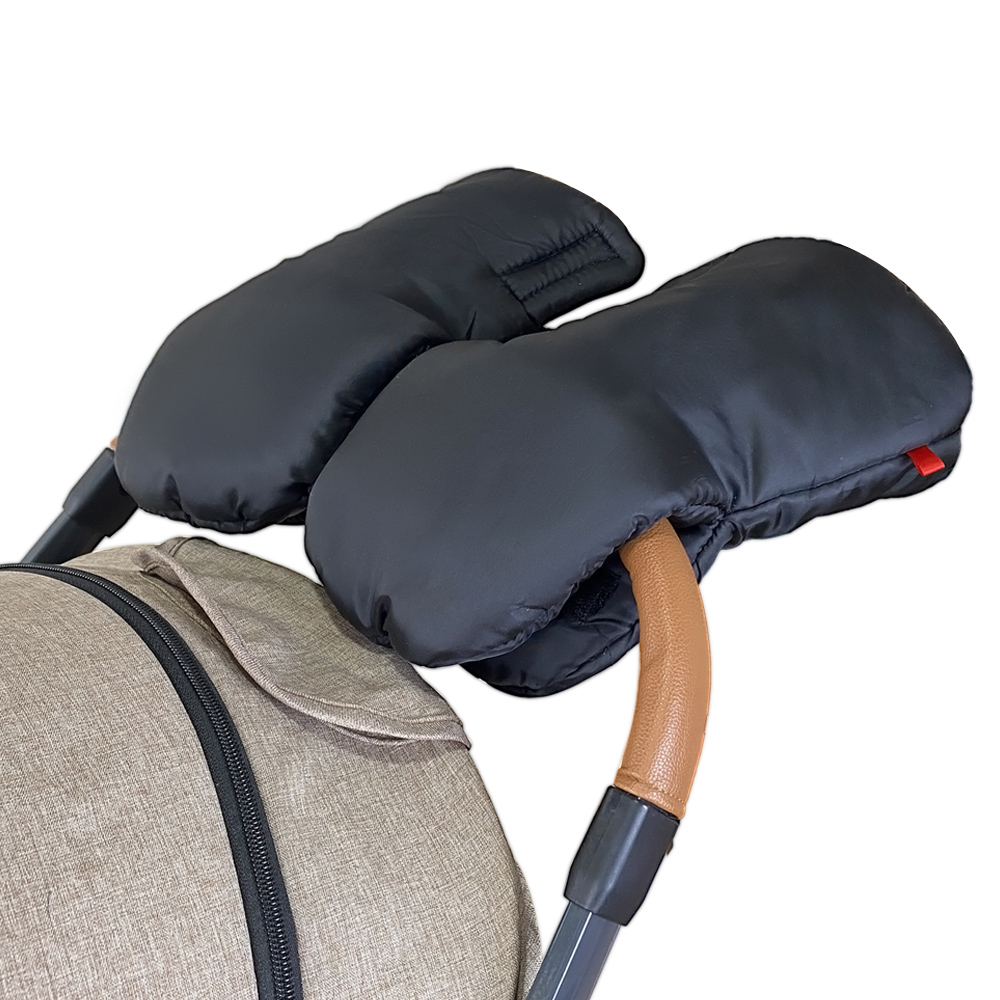 2pcs Waterproof Women Men Winter Stroller Gloves Hand Muff Warmers Pram Hand Muff Stroller Accessory