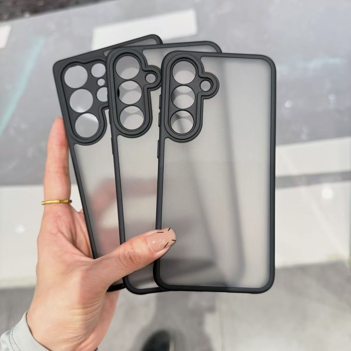 For S26 Luxury Shockproof Protection Cover Skin Feel Matte Armor Case For S26 Plus S26+ S26Plus S26Ultra