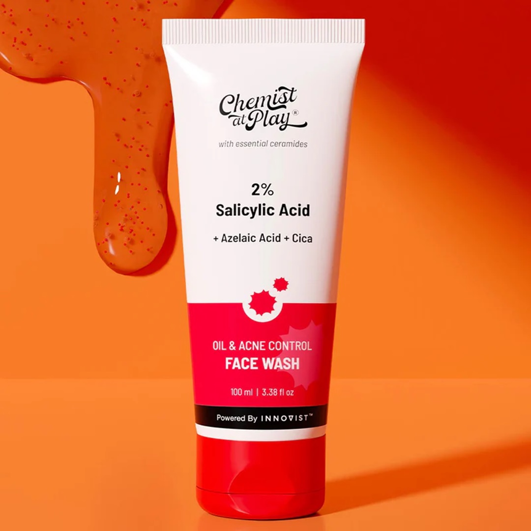 Chemist at Play Oil & Acne Control Face Wash - 100ML (2% Salicylic Acid + Azelaic Acid + Cica)